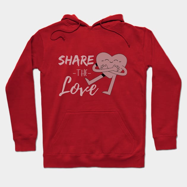 SHARE THE LOVE Hoodie by Alexander S.